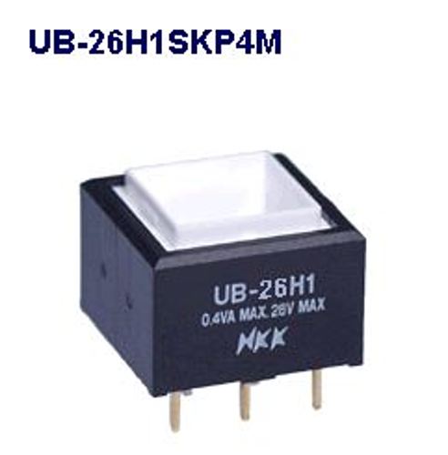 注目>NKKスイッチズ　照光押ボタンスイッチ　UB-26H1SKP4M