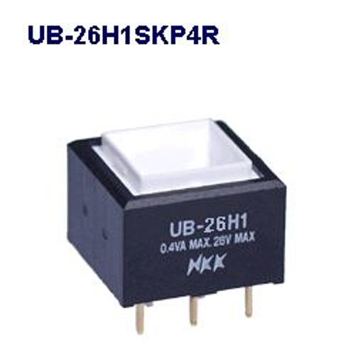 注目>NKKスイッチズ　照光押ボタンスイッチ　UB-26H1SKP4R