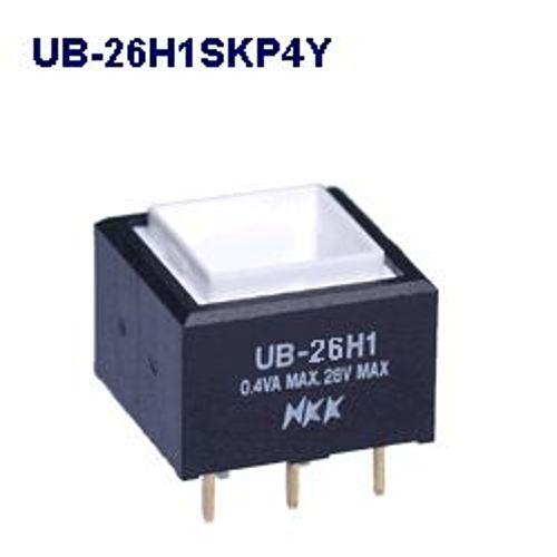 注目>NKKスイッチズ　照光押ボタンスイッチ　UB-26H1SKP4Y