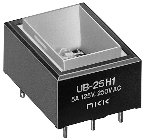 注目>NKKスイッチズ 照光押ボタンスイッチ UB-26H2RNKP4RM