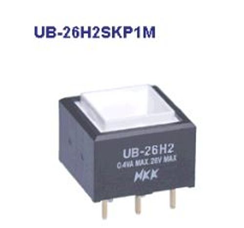 注目>NKKスイッチズ　照光押ボタンスイッチ　UB-26H2SKP1M