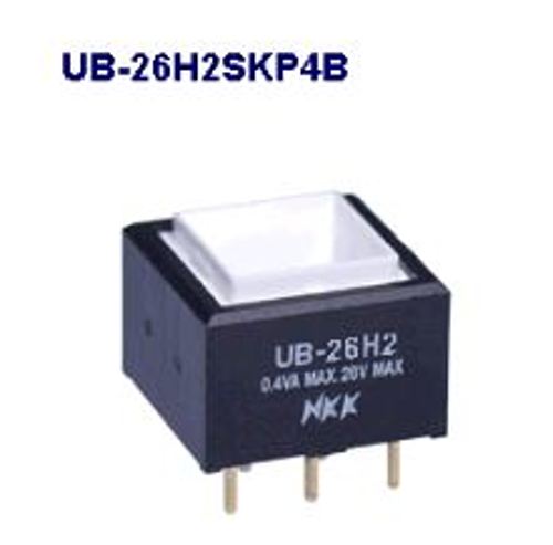 注目>NKKスイッチズ　照光押ボタンスイッチ　UB-26H2SKP4B