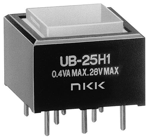 注目>NKKスイッチズ 照光押ボタンスイッチ UB-26H2SKP4RM