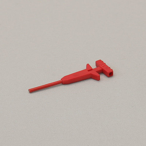 スタック電子　ICリード(ピッチ2.54mm)用ミニクリップ(赤)　PF082(R0)「在庫掲載」(プローブ)