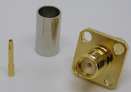 日本エレパーツ 同軸コネクタ SMA-PJ-RG55BU(AU)「在庫掲載」