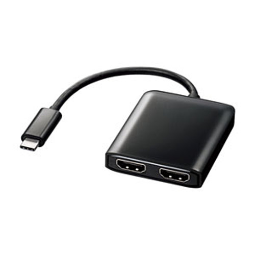 サンワサプライ USB TypeC MSTハブ (DisplayPort Altモード) AD-ALCMST2HD「在庫掲載」