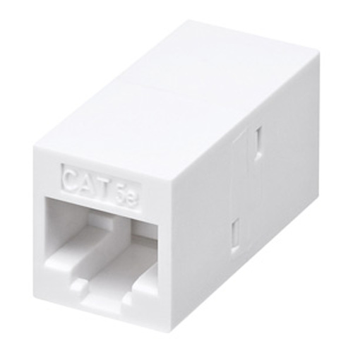 サンワサプライ RJ-45用中継アダプタ(エンハンスドカテゴリ5) ADT-EX-5EK「在庫掲載」