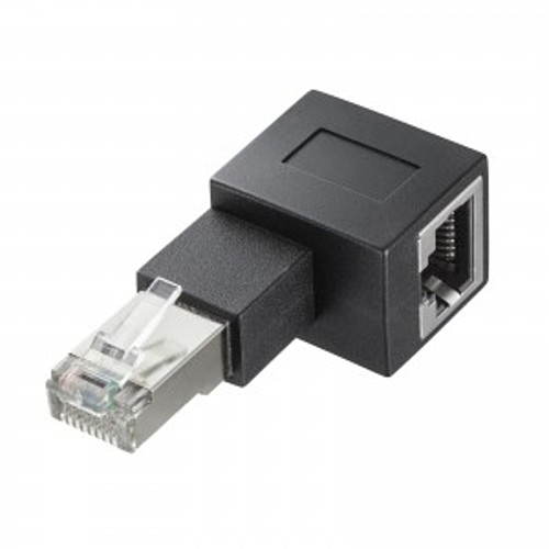 サンワサプライ　RJ-45L型変換アダプタ(左出し カテゴリ6A STP)　ADT-RJ6A-LL「在庫掲載」