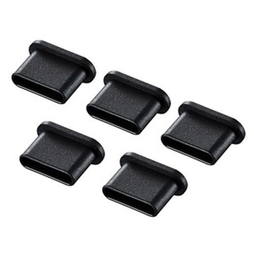 サンワサプライ タイプCコネクタキャップ TK-CAP6BK「在庫掲載」
