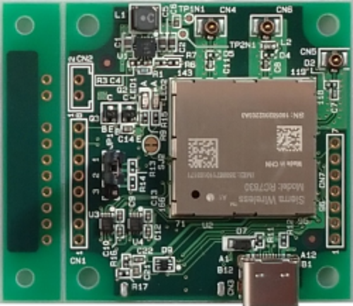 ラインアイ LTE-CAT4無線モジュールRC7630組込み評価ボード EB-RC7630-BN