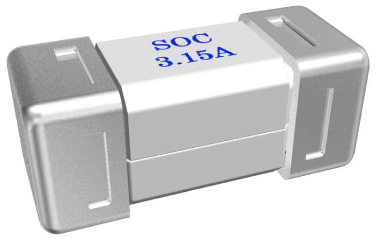 エス・オー・シー 耐ラッシュ 表面実装ヒューズ 25CT