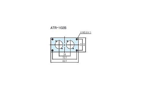 タカチ電機工業　ATR型アタッチメントパネル　ATR-102B