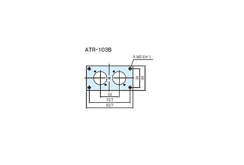タカチ電機工業　ATR型アタッチメントパネル　ATR-103B