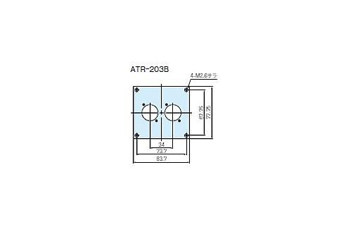 タカチ電機工業　ATR型アタッチメントパネル　ATR-203B
