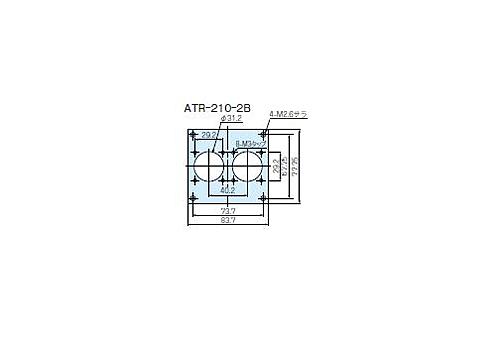 タカチ電機工業　ATR型アタッチメントパネル　ATR-210-2B