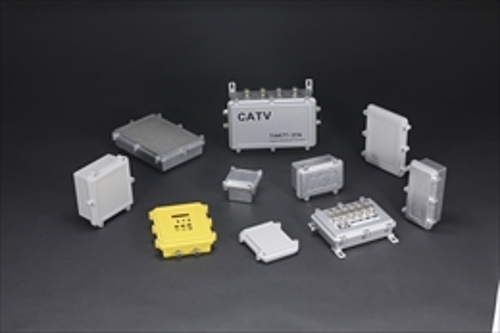 タカチ電機工業 HQ型シールド対策防水・防塵アルミダイキャストボックス HQ20-15-5G