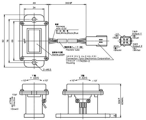 緑測器　無接触式傾斜角センサ　PMP-10HTZL