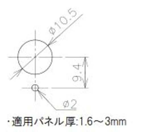 緑測器　手動設定用ダイヤル　D-1
