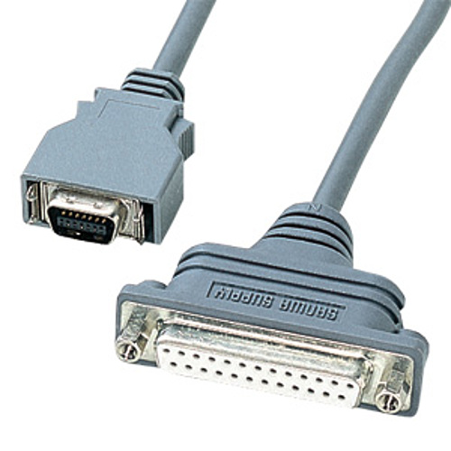 サンワサプライ RS-232CケーブルNECPC9821ノート対応(周辺機器変換用・0.2m) KRS-HA1502FK「在庫掲載」