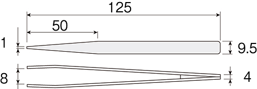 ホーザン(HOZAN)　竹ピンセット　P-860-125