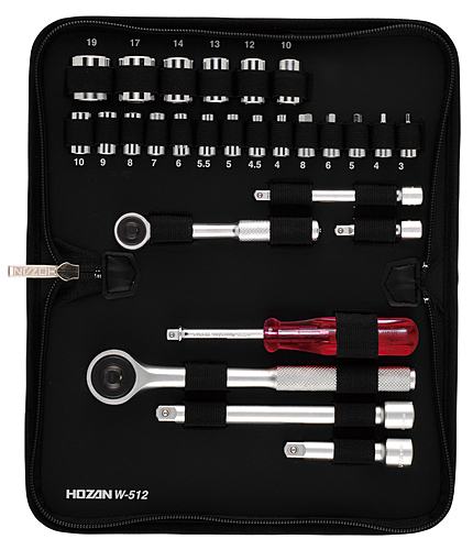 ホーザン(HOZAN)　ソケットレンチセット　W-512