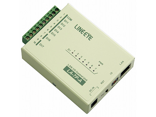 ラインアイ　LAN接続型デジタルIOユニット　AC/DC7入力　LA-7P-A