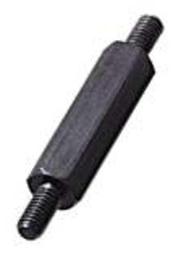 廣杉計器　アルミ　スペーサー(六角両オネジ・黒アルマイト処理）　ESL-307BE