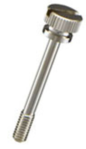 廣杉計器　黄銅　ローレットツマミ（スリ割 ツバ付 胴細）　NB-540VE