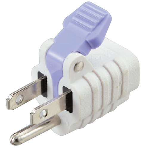 太洋電機産業　テコ付３極アダプタ　アースピン付　P-25