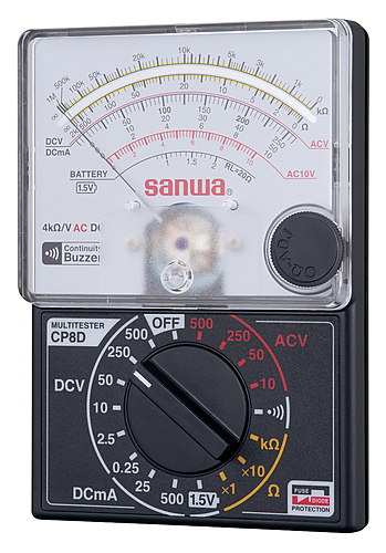 三和電気計器(SANWA)　アナログマルチテスタ　CP8D