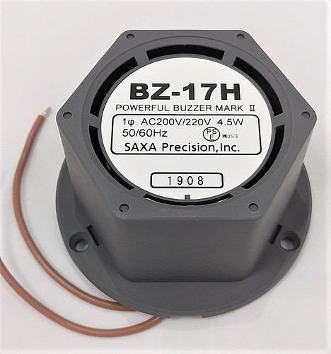 サクサテクノ BZブザー BZ-17H AC200V/220V