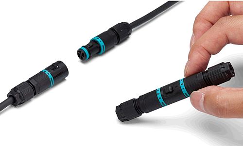 タカチ電機工業　THB381型 マイクロ防水中継コネクタ　THB381-3P-8