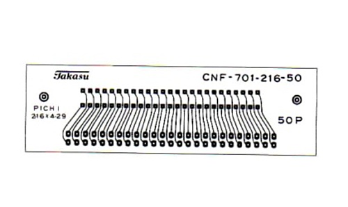 タカス電子製作所 フラットケーブル用コネクター基板 CNF-701-216-50