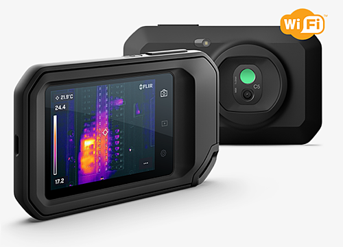 FLIR　赤外線サーモグラフィカメラ　FLIR C5【送料無料】(デモ機貸出しキャンペーン実施中)