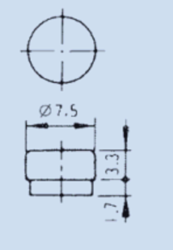 ニデックコンポーネンツ　LTR2用ボタン　LTM2用ボタン　140007480209