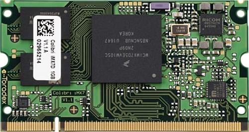 動画>注目>トラデックス システムオンモジュール Colibri iMX7D 1GB