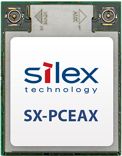 サイレックス・テクノロジー Wi-Fi 6/6E対応 無線モジュール SX-PCEAX-SMT-SP