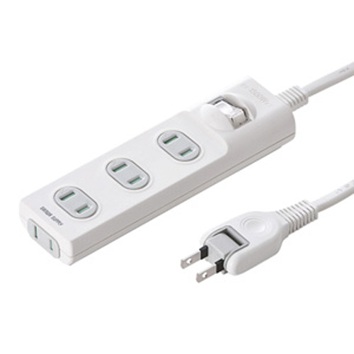 サンワサプライ 火災予防安全タップ TAP-TSH45SWN「在庫掲載」