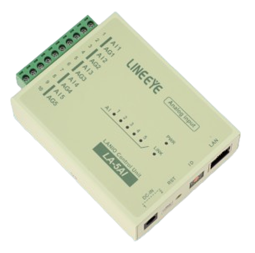 ラインアイ　LAN接続型IOユニット　LA-5AI