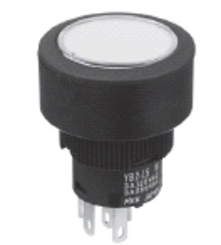 NKKスイッチズ　照光式押ボタンスイッチ　YB2-15CWCKS1 「在庫掲載」