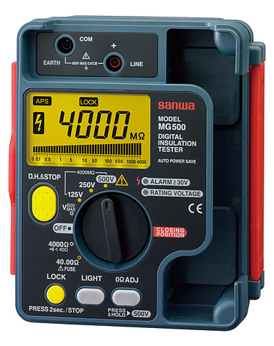 三和電気計器(SANWA)　絶縁抵抗計　MG500　「在庫掲載」