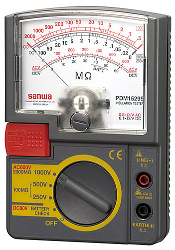 三和電気計器(SANWA)　絶縁抵抗計　PDM1529S　「在庫掲載」