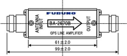 古野電気　GPS中継アンプ　BA-2670B