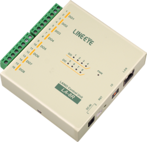 ラインアイ　LAN接続型デジタルIOユニット　LA-8R