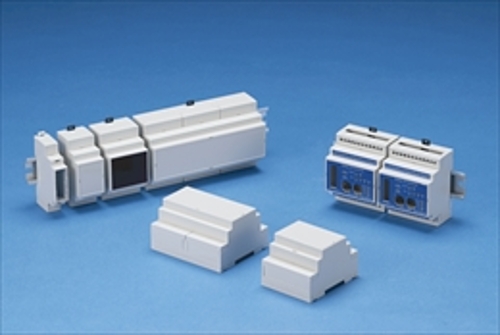 タカチ電機工業　H53型窓開閉DINモジュールボックス　H53-4MG-G