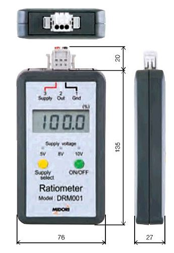 緑測器　ポータブル型デジタルレシオメータ　DRM001