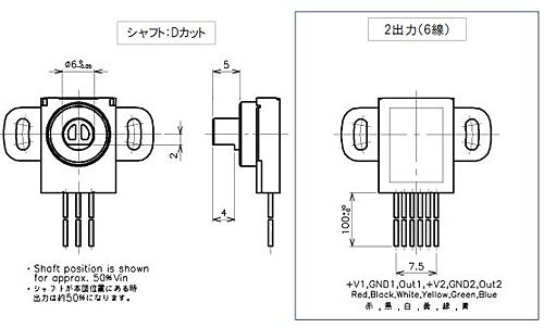 緑測器　無接触式回転角度センサ　CP-1HX-090R1