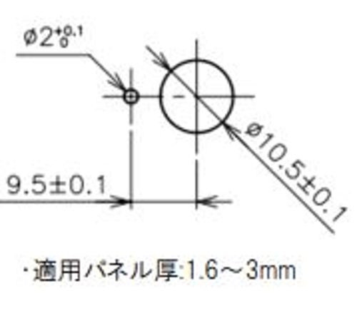 緑測器　手動設定用ダイヤル　H-22