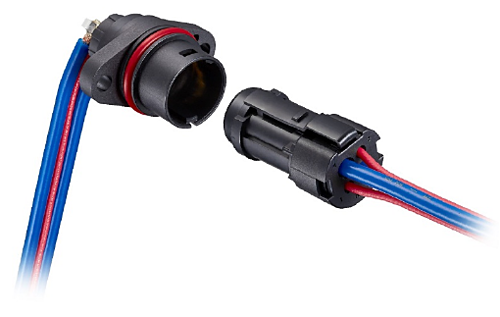 ヒロセ電機　20A 対応 電源信号複合防水コネクタ　BH12WRA-4P