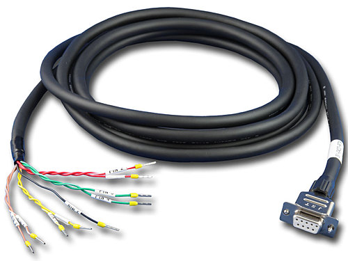 ラインアイ　 RS-422ケーブル（芯線9 DB9メス-棒端子バラ）　SI-C422-RT9-15